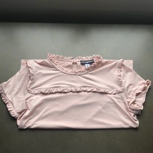 Blush work blouse
